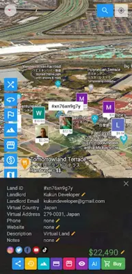 Virtual Land Metaverse with AI android App screenshot 1