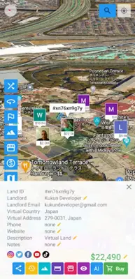 Virtual Land Metaverse with AI android App screenshot 2